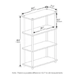 4-Tier Ladder Decorative Bookshelf – Open Display Shelf for Home & Kids Room - Image 2