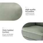Upholstered Accent Chair Celadon Armchair - Image 3