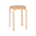 Set of 4 Bentwood Stacking Stools in Light Brown – Space-Saving & Durable Design - Image 4