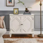 Modern Sideboard Buffet Storage Cabinet with Adjustable Shelves