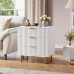 Modern Wooden Chest of 3 Drawers for Living Room Storage