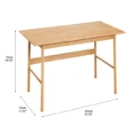 Modern Simple Work Desk – Sturdy Wooden Home Office & Gaming Table - Image 3