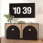 Sideboard Buffet Cabinet with Arch Doors