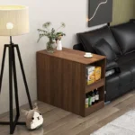 Modern Corner Computer Desk with Drawers and Storage Shelves - Image 4