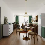 Multifunctional Chest of Drawers for Living Room – White Wide Storage Cabinet - Image 3