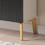 2-Door Storage Cabinet Accent Sideboard with Compact Design - Image 2