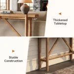 Long Farmhouse Entryway Sofa Table for Living Room - Image 3