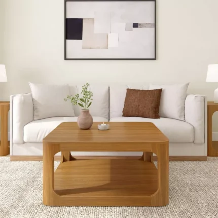 Plank + Beam Solid Wood Forma Coffee Table