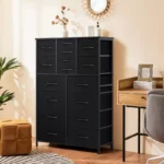 Steel Frame Chest of 16 Drawers with Wooden Top – Tall Storage Organizer - Image 2