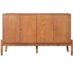 4-Door Storage Cabinet Vintage Accent Sideboard - Image 5