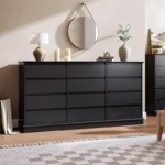 12-Drawer Dresser for Bedroom – Large Chest of Drawers with Deep Storage