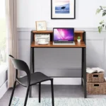 2-Tier Computer Desk PC Laptop Table for Study, Writing & Home Office - Image 3