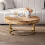 Modern Retro Coffee Table with Pine Wood Top