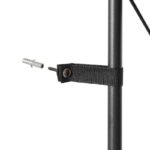 5-Tier Corner Storage Cabinet – Wooden Shelves with Metal Frame - Image 3