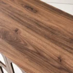 Mid-Century Modern Sideboard Storage Cabinet with Doors & Shelves - Image 4