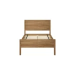 Solid Wood Classic Platform Bed with Panel Headboard for Kids - Image 6