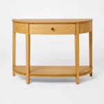 Natural Wood Console Table for Entryway and Living Room - Image 5