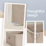 Rectangular Side Table for Living Room with Storage Basket - Image 5