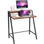 2-Tier Computer Desk PC Laptop Table for Study, Writing & Home Office - Image 5