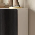 2-Door Storage Cabinet Accent Sideboard with Compact Design - Image 3