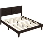 Full Farmhouse Wood Bed Platform – Wooden Bed Frame - Image 6