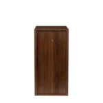 Modular Wine Bar Cabinet with Hutch and Storage Shelves - Image 4